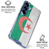 Algeria Flag Distressed Galaxy S25 Clear Case